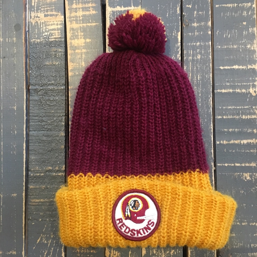 Vintage 1970s Washington R Words Football Beanie